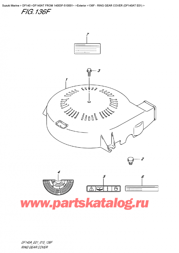   ,   , SUZUKI Suzuki DF140A TL / TX FROM 14003F-510001~ ,    (Df140At E01)
