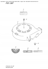 136F  -  Ring  Gear  Cover (Df140At  E01) (136F -    (Df140At E01))