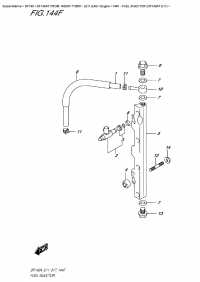 144F  -  Fuel Injector  (Df140At  E11) (144F -   (Df140At E11))