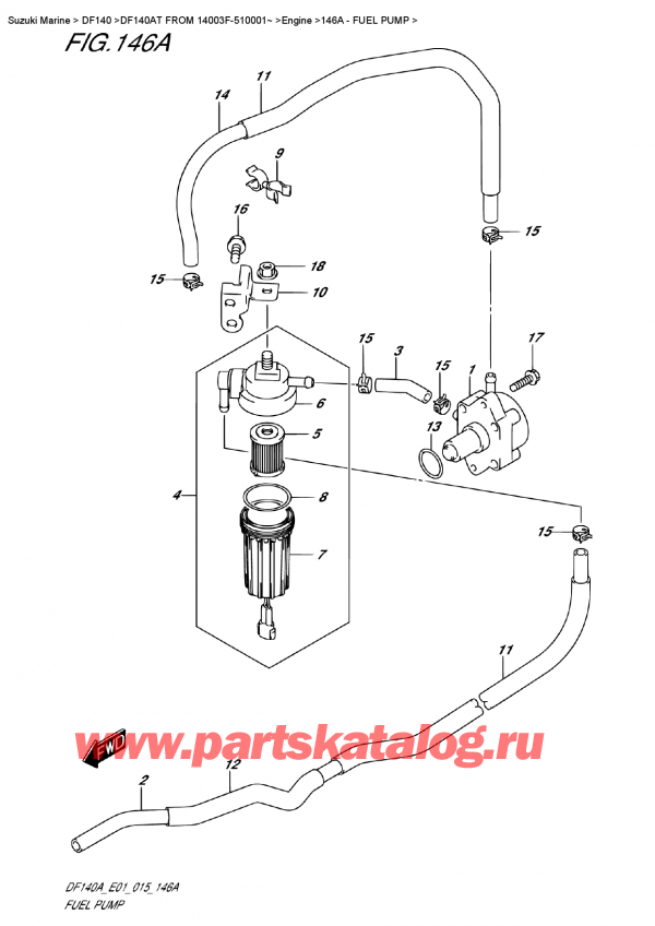 ,    , Suzuki Suzuki DF140A TL / TX FROM 14003F-510001~ ,  