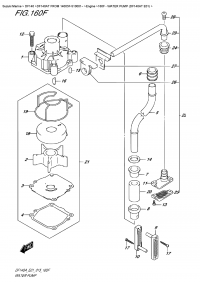 160F  -  Water  Pump  (Df140At E01) (160F -   (Df140At E01))