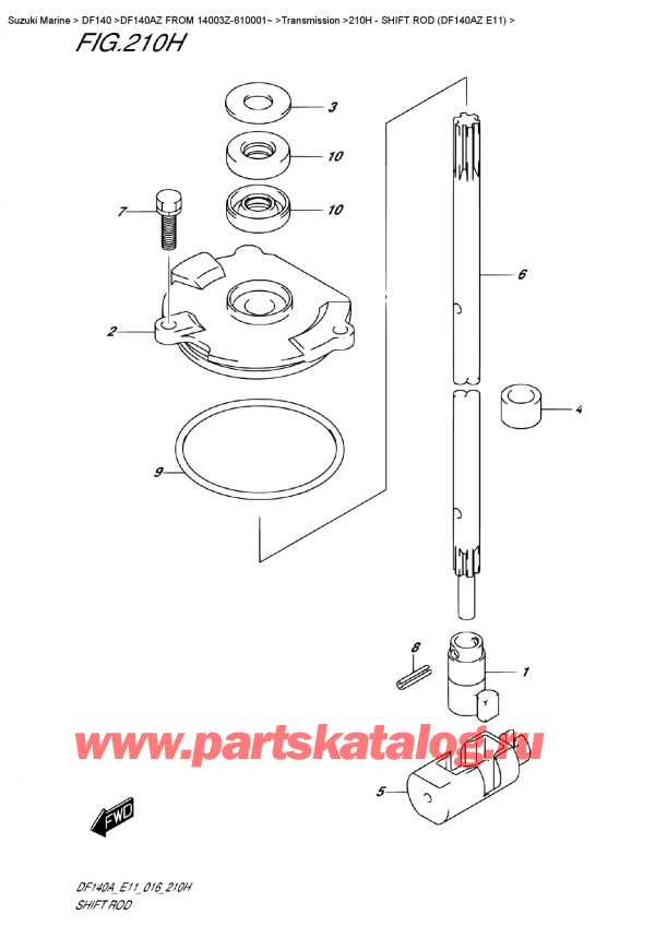 ,   , Suzuki DF140A ZL / ZX FROM 14003Z-610001~ (E11),   (Df140Az E11)