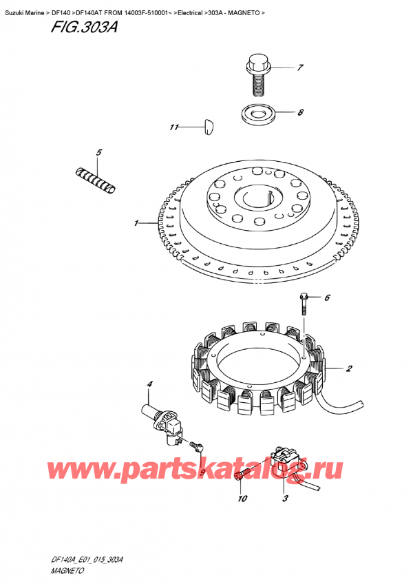 , ,  Suzuki DF140A TL / TX FROM 14003F-510001~ , 