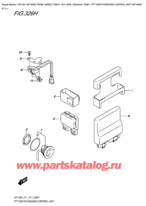  ,    , SUZUKI DF140A ZL / ZX FROM 14003Z-710001~ (E11),   /    (Df140Az E11)