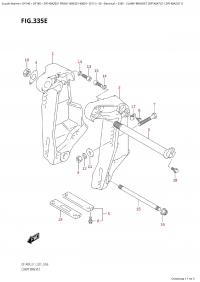 335E - Clamp Bracket (Df140At:e11,Df140Az:e11) (335E -   (Df140At: e11, Df140Az: e11))