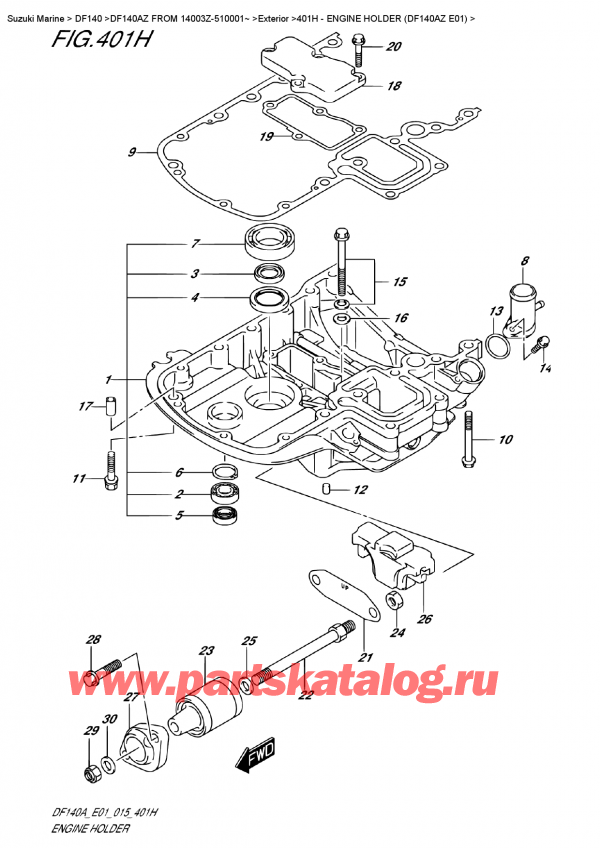  ,   , SUZUKI DF140A ZL / ZX FROM 14003Z-510001~ ,   (Df140Az E01)