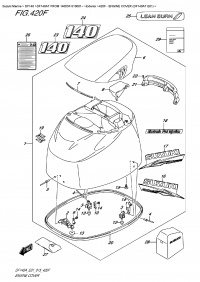420F  -  Engine  Cover (Df140At  E01) (420F -   () (Df140At E01))