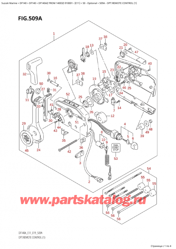 ,    , SUZUKI Suzuki DF140A ZL / ZX FROM 14003Z-910001~  (E01 019)    2019 , :   (1)