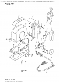 544A  -  Opt:remote  Control  Assy  Single  (1) (544A -    ,  (1))