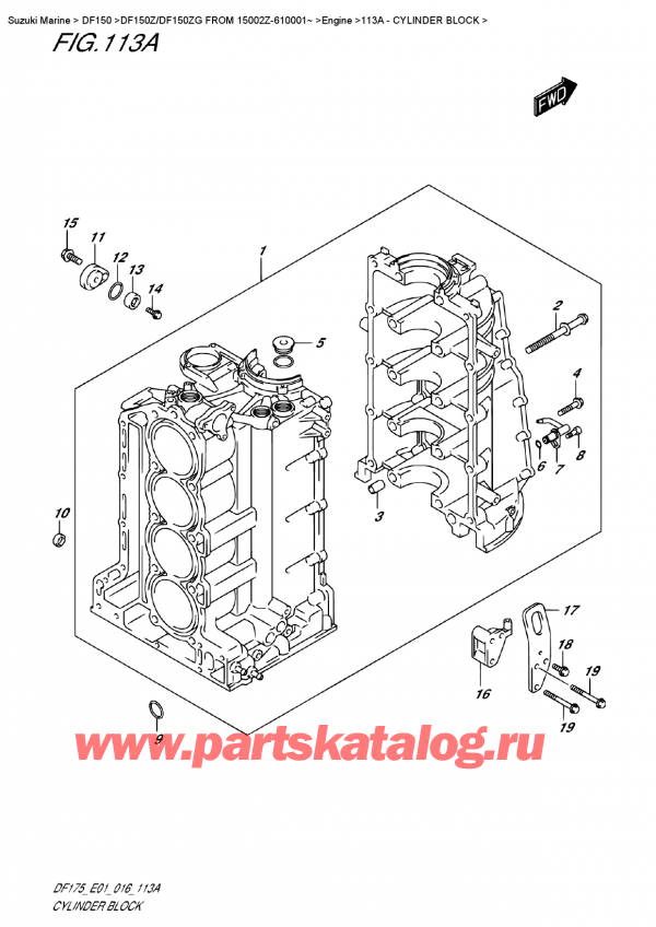   ,    , Suzuki DF150Z L/X FROM 15002Z-610001~ ,  