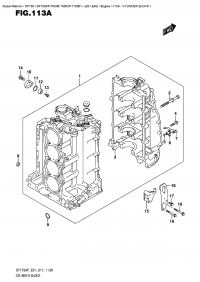 113A  -  Cylinder Block (113A -  )