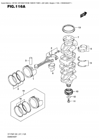 116A  -  Crankshaft (116A - )