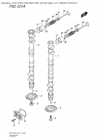 121A  -  Camshaft (Df150T  E01) (121A -   (Df150T E01))