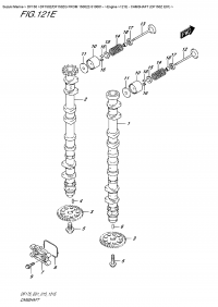 121E  -  Camshaft (Df150Z  E01) (121E -   (Df150Z E01))