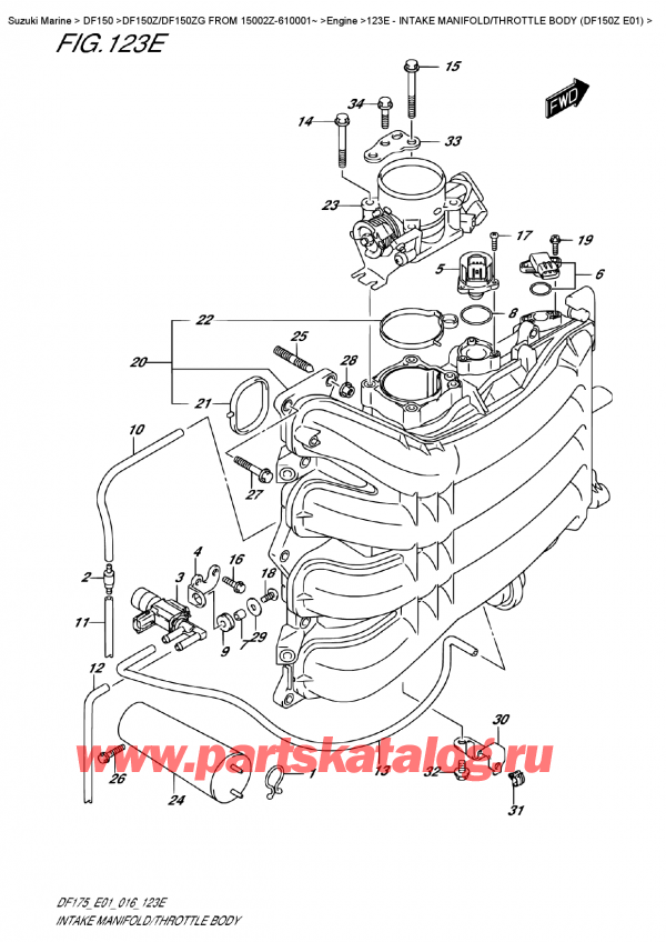  ,   , SUZUKI DF150Z L/X FROM 15002Z-610001~ ,   /   (Df150Z E01)