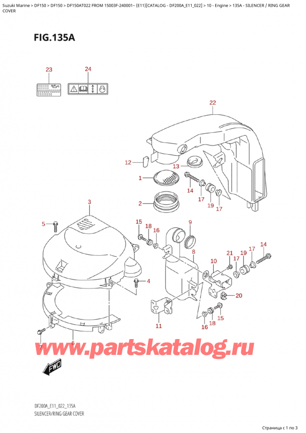  ,   , SUZUKI Suzuki DF150A TL / TX FROM 15003F-240001~ (E11) - 2022  2022 ,  /  