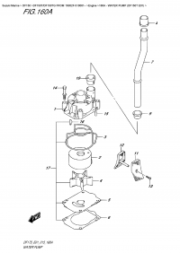 160A  -  Water Pump (Df150T  E01) (160A -   (Df150T E01))