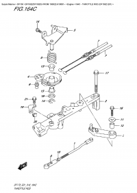 164C  -  Throttle Rod  (Df150Z  E01) (164C -   (Df150Z E01))