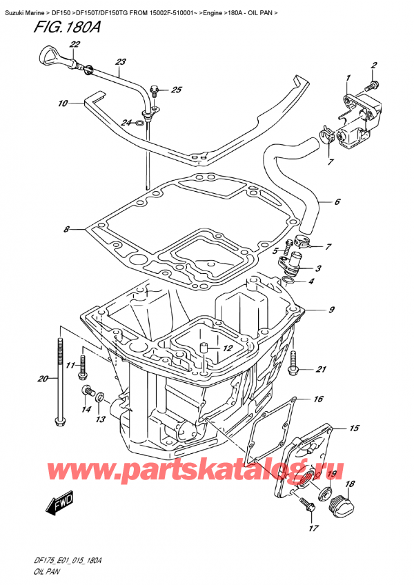  , , SUZUKI DF150T L / X FROM 15002F-510001~ (E01),  