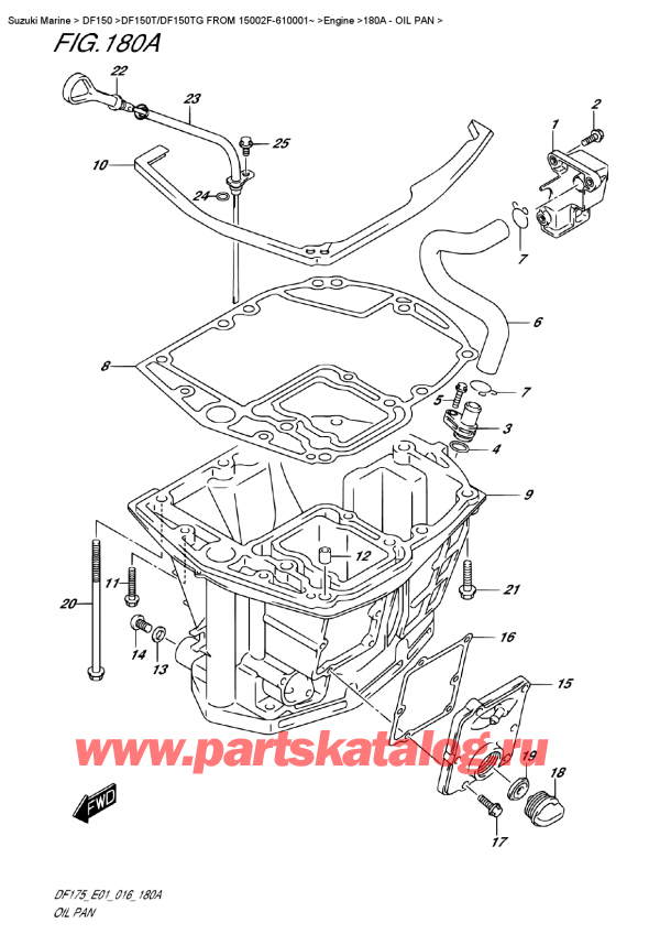 ,   , Suzuki DF150T L/X FROM 15002F-610001~ (E01)  2016 ,  