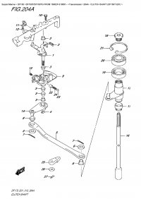 204A  -  Clutch Shaft  (Df150T  E01) (204A -   (Df150T E01))