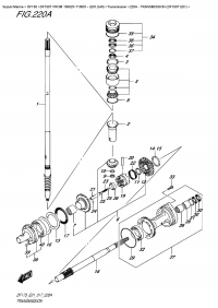 220A  -  Transmission  (Df150T  E01) (220A -  (Df150T E01))