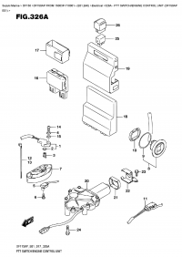 326A  -  Ptt Switch/engine  Control  Unit  (Df150Ap  E01) (326A -   /    (Df150Ap E01))