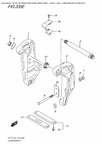 335E  -  Clamp Bracket  (Df150Z  E01) (335E -   (Df150Z E01))