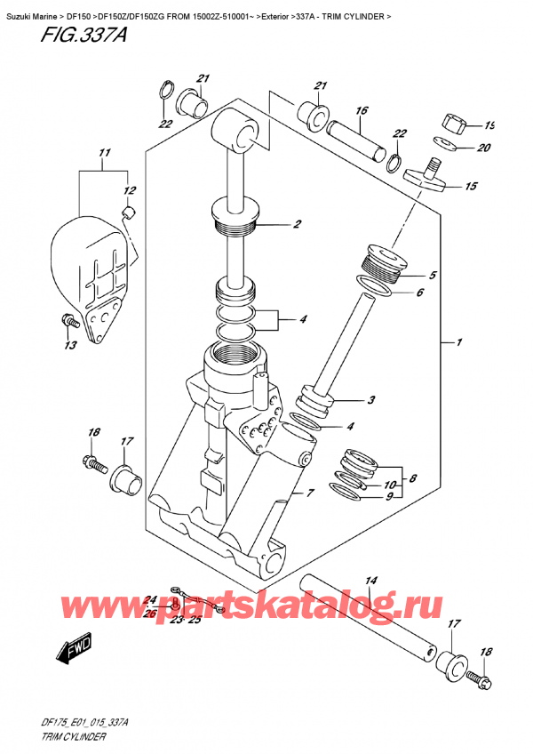   ,   , Suzuki DF150Z L / X FROM 15002Z-510001~ (E01),  