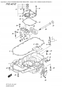 401E  -  Engine Holder  (Df150Z  E01) (401E -   (Df150Z E01))