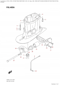 405A  -  Drive  Shaft  Housing  (Df200At,Df175At,Df150At,Df175Az, (405A -    (Df200At, Df175At, Df150At, Df175Az,)