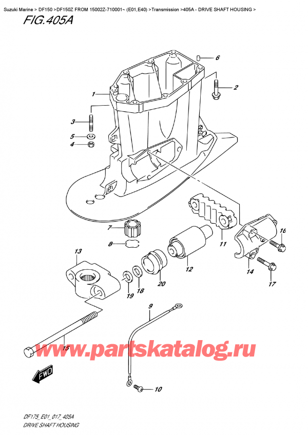  ,   , Suzuki DF150Z L/X  FROM 15002Z-710001~ (E01)   2017 ,   