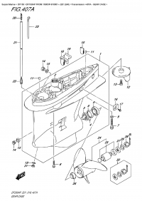 407A  - Gear Case (407A -   )