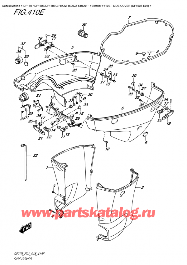�������������, �� ��������� ���������, Suzuki DF150Z L / X FROM 15002Z-510001~ (E01), ������� ������ (Df150Z E01)