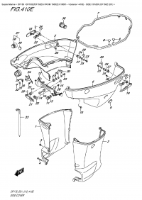 410E  -  Side  Cover (Df150Z  E01) (410E -   (Df150Z E01))
