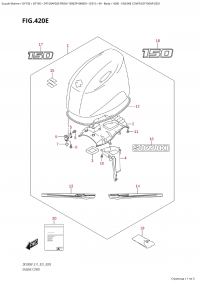 420E - Engine Cover (Df150Ap:020) (420E -   () (Df150Ap: 020))