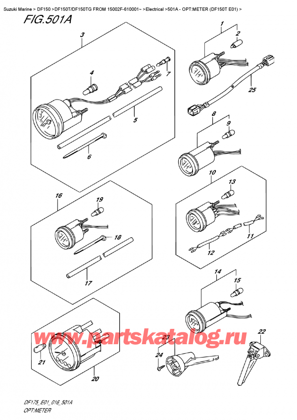   ,   , Suzuki DF150T L/X FROM 15002F-610001~ (E01), :  (Df150T E01)