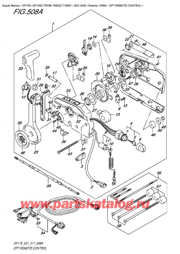  ,   ,  DF150Z L/X  FROM 15002Z-710001~ (E01)   2017 , Opt:remote  Control - :  