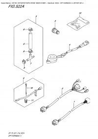 522A  -  Opt:harness  (1)  (Df150T  E01) (522A - :   (1) (Df150T E01))