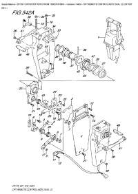 542A  -  Opt:remote  Control  Assy  Dual  (2)  (Df150T  E01) (542A - :     Dual (2) (Df150T E01))