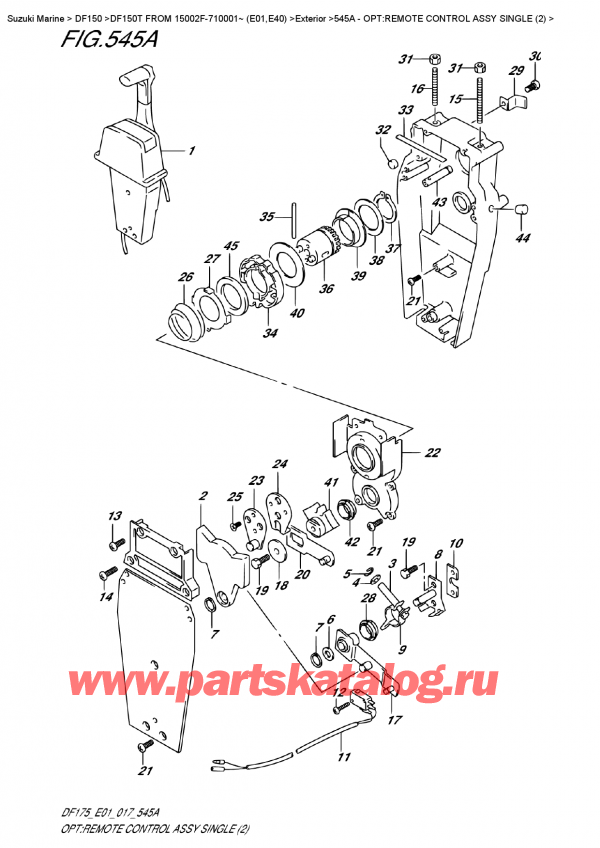 ��������� ������������ ��������, �� �������� �����, SUZUKI DF150T L/X FROM 15002F-710001~ (E01)  ������ 2017 ����, ������������� ���������� � �����, ��������� (2)