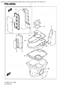 585A  -  Opt:gasket  Set (585A - :  )