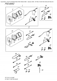 600C  -  Opt:multi  Function  Gauge  (Df150Z  E01) (600C - : multi Function Gauge (Df150Z E01))