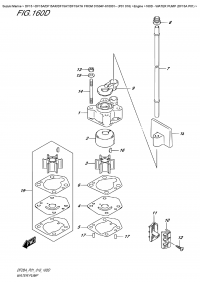 160D  -  Water  Pump  (Df15A  P01) (160D -   (Df15A P01))