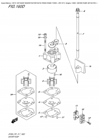 160D  -  Water  Pump  (Df15A  P01) (160D -   (Df15A P01))