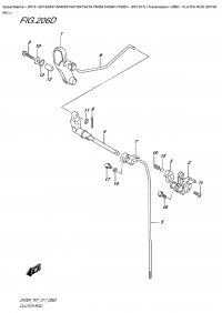 206D - Clutch  Rod  (Df15A  P01) (206D -   (Df15A P01))