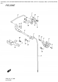 206E - Clutch  Rod  (Df15Ar  P01) (206E -   (Df15Ar P01))