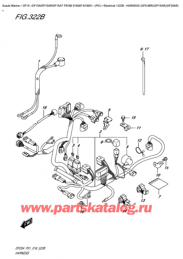  ,   , Suzuki DF15A RS / RL FROM 01504F-810001~ (P01),   (Df9.9Br) (Df15Ar) (Df20Ar)