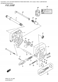 335B - Clamp  Bracket  (Df9.9Br)(Df15Ar)(Df20Ar) (335B -   (Df9.9Br) (Df15Ar) (Df20Ar))