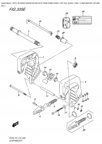335E  -  Clamp  Bracket  (Df15Ar  P01) (335E -   (Df15Ar P01))